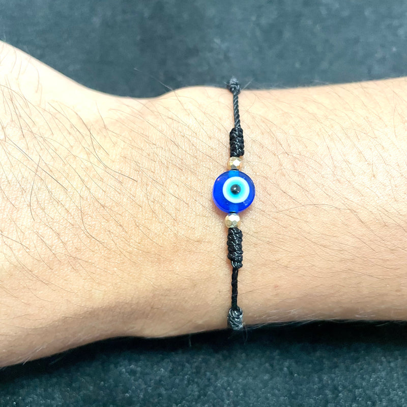 Black String Anti Evil Eye Bracelet – 5D Healing Crystals